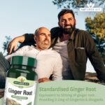 Natures Aid Ginger Root 500mg - Supports Digestion, Sickness, Nausea, Joint and Wellbeing - Botanical Supplement, Provides Gingerols and Shogaols - Vegan, Non-GMO, Gluten-Free - 90 Tablets - Image 3