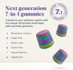 UPSA x Nourished 7-in-1 Immunity Gummies for Adults - Vegan Multivitamin Gummy with Vitamin C, D, E, Zinc, Iron, Selenium - Immune System Booster, Vitamins for Men & Women - 30 Vitamin Gummies - Image 3
