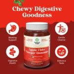 Apple Cider Vinegar Gummies with Mother - Cleanse & Detox ACV Gummies for Weight Loss, Gut Health, Bloating, Metabolism & Energy Support - ACV with Mother with B12 Vitamin, B6 & Pomegranate - 60 Ct - Image 5