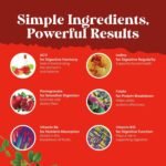 Apple Cider Vinegar Gummies with Mother - Cleanse & Detox ACV Gummies for Weight Loss, Gut Health, Bloating, Metabolism & Energy Support - ACV with Mother with B12 Vitamin, B6 & Pomegranate - 60 Ct - Image 6
