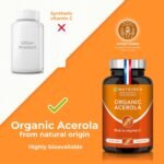 Organic ACEROLA 1000 mg | Natural Vitamin C | Highly Concentrated | Reduces Fatigue, Protects from Oxidative Stress & Strengthens The Immune System | 30 Vegan Tablets | French Expertise - Image 4
