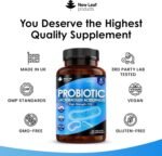 Lactobacillus Acidophilus Supplements 365 Tablets High Strength - Digestive & Gut Health Supplements Lactobacillus Live Cultures for Gut Health - Vegan, GMO-Free, Gluten-Free, GMP, UK Made - Image 5