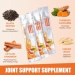Turmeric Liquid with Black Pepper & Ginger - High Strength Curcumin Supplements - Easy Swallow Liquid Drink - Immune System Booster - Natural Energy Drink - No Added Sugars, Vegan - 1 Month Supply - Image 3