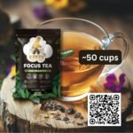 KUKER Focus Tea Loose Leaf 100g – Brain Boost Herbal Mix with Green Tea, Brahmi, Ashwagandha & Rosemary – Natural Nootropic for Mental Clarity & Concentration - Image 5