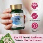 GinSen Menstro Support for Period Health, Natural Menstrual Maintenance, Before & During Cycle, 150 Capsules, Vegan Approved Supplement, Made in UK - Image 3