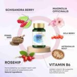 GinSen Menstro Support for Period Health, Natural Menstrual Maintenance, Before & During Cycle, 150 Capsules, Vegan Approved Supplement, Made in UK - Image 4
