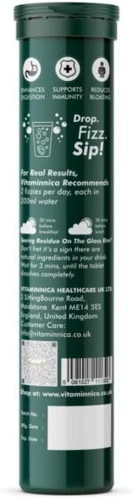 Vitaminnica ACV Moringa 15 Effervescent Tablets 500mg Apple Cider Vinegar with No Added Sugar for Gut Health | Weight Loss | Reduces Stress | Mixberries Flavour (2) - Image 3