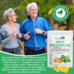 Oregano Oil 120 Softgels - 2 in 1 6000mg Oil of Oregano with Black SeedOil 200mg - 165mg Carvacrol -Natural & Non GMO -High Potency Immune and Digestive Support - Image 5
