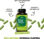 Organic Moringa Oleifera Capsules – 100% Natural Superfood | High Fibre Supplements | Supports Digestion, Metabolism & Immune System | 90 Moringa Capsules Made in Italy - RedMoringa - Image 4
