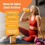 Zest Active Multivitamin Super Supplement - 25 Ingredients in One Daily Sachet - Vitamin D, C, B12, Magnesium, Supports Energy, Immune System, Brain & Muscle Function - Orange Flavour, 30 Day Supply - Image 4