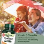 Natures Aid Vitamin C 500mg 50 Chewable Tablets – Supports Immune System & Skin Health - High Strength, Sugar Free, Vegan, Non-GMO – Antioxidant Supplement - Image 3