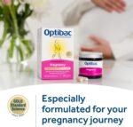 Optibac Probiotics Pregnancy - Most Researched Pregnancy Probiotics - Also for Breastfeeding & Post Birth - for Gut & Intimate Flora - 30 Vegan Capsules - Image 3