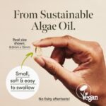 Vegan Omega 3 Supplements - High-Strength DHA EPA & DPA - Premium Plant-Based Algae Oil Omega 3 - Omega Supports Brain, Eye & Heart Health - 60 Omega 3 Vegan Capsules (1 Month Supply) - Image 3