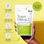 Vegan Omega 3 Supplements - High-Strength DHA EPA & DPA - Premium Plant-Based Algae Oil Omega 3 - Omega Supports Brain, Eye & Heart Health - 60 Omega 3 Vegan Capsules (1 Month Supply) - Image 4