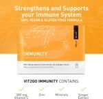 Immunity - Booster with Vitamins (A, B, C, D & K), Vitamin C Zinc & Ginger Extract, Immune System Complex, Vegan Supplement Made in Germany (10) - Image 3