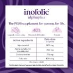 AlphaPlus – Myo-Inositol & D-Chiro-Inositol – 40:1 Ratio – 400ug Folic Acid – PCOS Supplement for Women – Hormonal Balance, Fertility & Metabolic Function – 60 Capsules – 1 Month Supply - Image 4