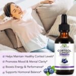 Cortisol Support with Ashwagandha, Magnesium, L-Theanine, Chamomile and Vitamin C & D3, Cortisol Detox Hormone Balance Supplements Mood, Focus, Stress Relief, Sleep Support -60ml - Image 4