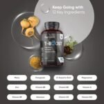 Testosterone Supplements for Men - 180 Vegan Tablets (3 Months Supply) - 12 Well-Known Ingredients Like Maca, Fenugreek, Zinc, Magnesium, Vitamin D, D-Aspartic & Selenium - Test Boosters for Men - Image 3