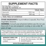 Vinco Quercetin Bromelain High Strength Supplement - Quercetin 1000mg & 200mg Bromelain Per Serving – Bromelain and Quercetin Supplement - Supports Immune System, Non-GMO & Gluten Free - 120 Capsules - Image 5