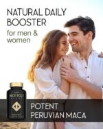 Maca Root 5000mg - Maca Root Capsules for Women & Men - High Potency Herbal Booster - Black & Yellow Macca Root Powder Extract - 90 Maca Tablets - British Made High Strength Supplement - Image 3