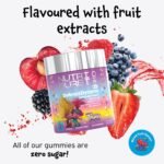 Nutriburst Trolls Kids DefenceDynamo - Immune Support & Energy - Vitamin D3 (25µg), Vitamin C (90mg) + Black Elderberry Extract (50mg) - Vegan + Chewable + Sugar Free - Blueberry Flavour - 60 Gummies - Image 6
