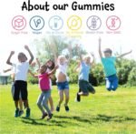 Nutriburst Trolls Kids DefenceDynamo - Immune Support & Energy - Vitamin D3 (25µg), Vitamin C (90mg) + Black Elderberry Extract (50mg) - Vegan + Chewable + Sugar Free - Blueberry Flavour - 60 Gummies - Image 7