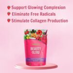 Beauty Glow - Super Berry Powder 150g | Superfood Powder for Glowing Skin & Anti-Aging | Rich in Vitamin C & Antioxidants | Vegan Collagen Booster | Includes Acai, Raspberry, Hibiscus - Image 4