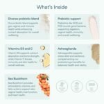 Bettervits Intimate Probiotics for Women & Bacterial Vaginosis Care | Vaginal Probiotics for Intimate Flora with Ashwagandha, Vitamin C, D3 Complex - Supports Gut Health & PH Balance - 60 Capsules - Image 4