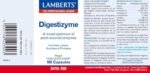 Lamberts Digestizyme - 100 Vegetarian Capsules - Comprehensive Enzyme Complex - Image 3