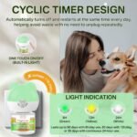 Dog Calming Pheromones Diffuser with Three Timing Functions, 3-IN-1 Dog Calming Plug In Kit, 60-Day Dog Calming Diffuser Support Anxiety, Stress, and Relaxation for Dogs 1 Diffuser+2 Refills - Image 3