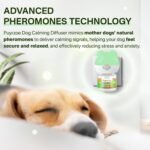 Dog Calming Pheromones Diffuser with Three Timing Functions, 3-IN-1 Dog Calming Plug In Kit, 60-Day Dog Calming Diffuser Support Anxiety, Stress, and Relaxation for Dogs 1 Diffuser+2 Refills - Image 4