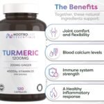 Essentials Turmeric Curcumin & Black Pepper Capsules (60 Servings) – with Ginger & Vitamin D3 for Joint, Immune & Inflammatory Support - Image 3
