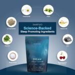 Dream Sleep Aid for Adults | Magnesium Supplement with Vitamin D, Melatonin & Chamomile | Natural Anxiety Relief Sleep Supplement | Gluten Free and Vegan | 1-Month Supply - Image 5