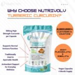 Turmeric Curcumin 500mg Anti Inflammatory & Antioxidant Supplements | 120 Capsules - Image 3
