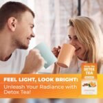 Total Tea Slimming Detox Tea Caffeine Free, Herbal Tea with Chamomile, Hibiscus Tea and Ginger Root for Colon Cleanse and Weight L0SS, Citrus Tea (25 Bags) - Image 4