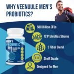 500 Billion CFU Probiotics for Men, 12 Diverse Strains Probiotics for Gut Health with Cranberry, Turmeric, Goji, for Digestive & Immune Health, Shelf Stable (60 Count (Pack of 1)) - Image 3