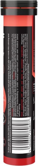 Tonic Health Rest and Recovery Effervescent Tablets - 300mg Elemental Magnesium, Ashwagandha, Lemon Balm - No Sugar, Magnesium Glycinate - Relax and Recharge, Strawberry 60 Count - Image 6
