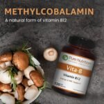 Pure Nutrition Natural Vitamin B12 1500mcg (Methylcobalamin) | 120 Veg Tabs | Vitamin B12 Supplement Helps Support Metabolism, Blood Cells, and Nerves Function* | Non GMO - Image 3