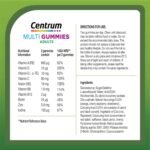 Centrum MultiGummies, Gummy Multivitamins for Adults with Cherry, Berry & Orange Natural Fruit Flavouring, Includes essential vitamins D, B12 & C, 30 ct - Image 3