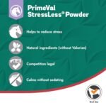 PrimeVal – StressLess® Powder – For Horses & Ponies – Natural Calming Supplement – For Stressful Situations – Ideal for Competitions & Travelling – No Sedation – Sprinkle Over Food – 500g Tub - Image 3