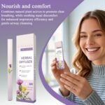 4pcs herbals Diffuser Pen, Mullein Inhaler for Lung Cleansing and Breathing Support, Sleep Aid Inhaler Portable Atomizing Air Freshener for Resting Relaxation, Helps Clear Breathing - Image 4