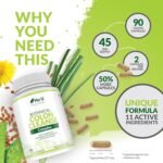 Colon Cleanse Detox Complex - 90 Vegan Capsules - 11 Prebiotic, Fibre & Herbal Ingredients - Psyllium Husk, Aloe, Dandelion & More - Made in The UK - Nu U Nutrition - Image 5