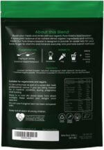Pure Greens Superfood Powder 150g - Premium Organic Blend of 6 Plant Based Super Greens - Vegan & Gluten Free - Vitamin Fibre & Mineral Rich Formula - Made in The UK - Image 3