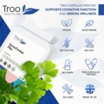Troo Health Care FocusFusion Plus 60 Capsules - Daily Cognitive Function Supplement to Support Concentration & Focus - Gingko Biloba, Bacopa Monnieri & Other Essential Brain Nutrients - Image 4