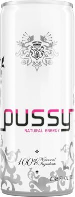Pussy Natural Energy Drink, 250 ml (Pack of 24) - Image 3
