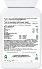 Calm Night Complex - Traditional Herbal Formula – Ashwagandha, Lemon Balm, Passion Flower, Lavender, Magnesium - Vegan - 60 Capsules - Image 3