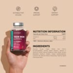 Iron Gummies for Teens with Vitamin C | 90 Count | Cherry Flavour Tablet Alternative for Teens 13+ | 14mg Iron with 40mg of Vitamin C for Absorption | Energy Support | Vegan | by Horbaach - Image 4