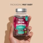 Iron Gummies for Teens with Vitamin C | 90 Count | Cherry Flavour Tablet Alternative for Teens 13+ | 14mg Iron with 40mg of Vitamin C for Absorption | Energy Support | Vegan | by Horbaach - Image 5