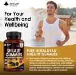 Shilajit Gummies - Enriched with Zinc & Vitamin B6 - High Strength 3000mg Pure Himalayan Shilajit for Men and Women - Berry Flavoured, Vegan Shilajit Gummies by New Leaf - Image 4