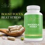 Lily Green Rhodiola Rosea Capsules | 600mg Per Serving Rhodiola-Rosea Supplements for Anxiety, Adaptogenic & Cognitive Support | Non-GMO, No Artificial Additives | 90 Capsules | Made in UK - Image 3
